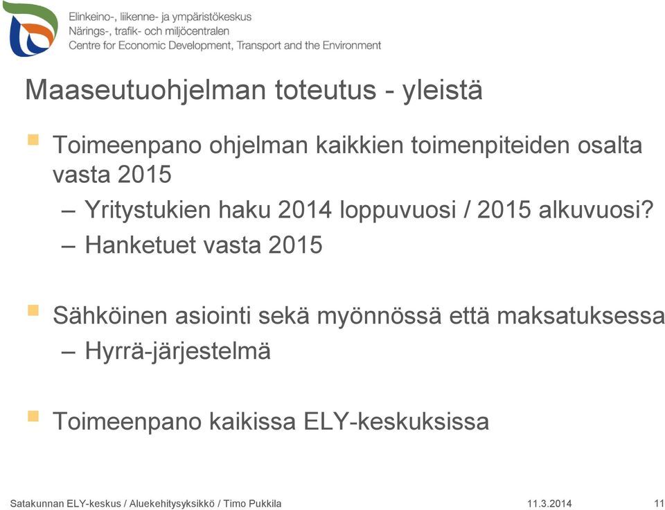 2015 alkuvuosi?