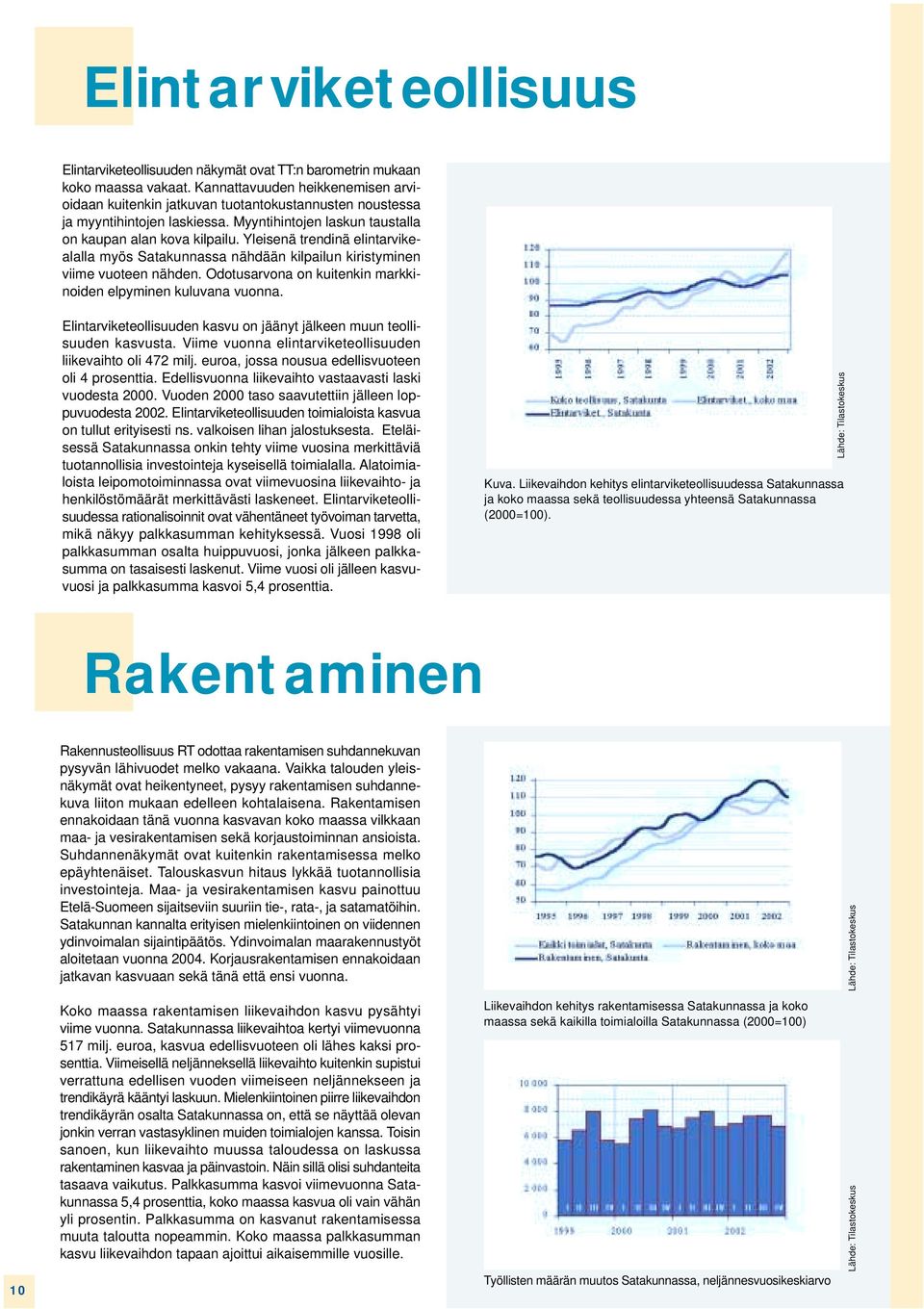 Yleisenä trendinä elintarvikealalla myös Satakunnassa nähdään kilpailun kiristyminen viime vuoteen nähden. Odotusarvona on kuitenkin markkinoiden elpyminen kuluvana vuonna.