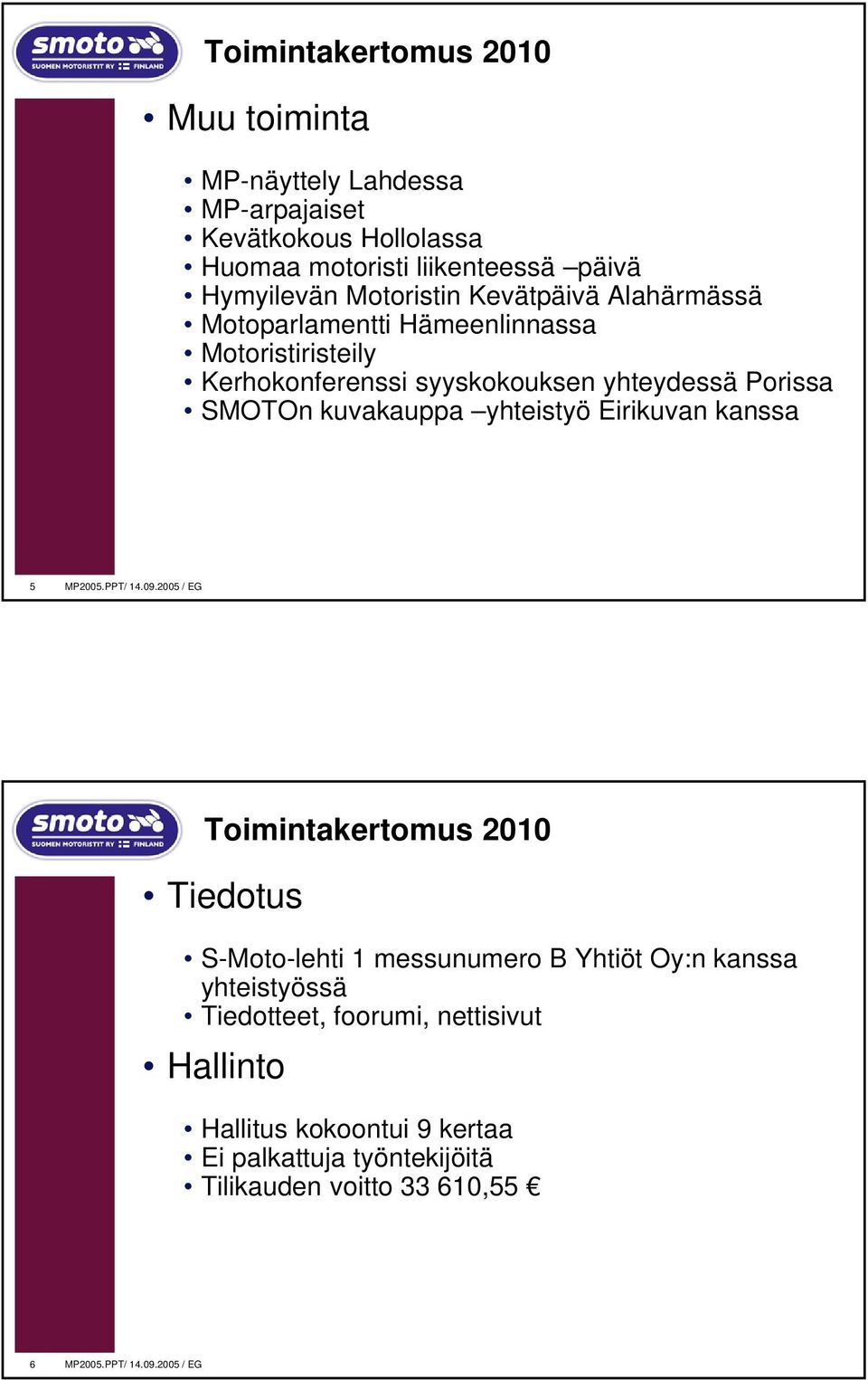 kuvakauppa yhteistyö Eirikuvan kanssa 5 MP2005.PPT/ 14.09.