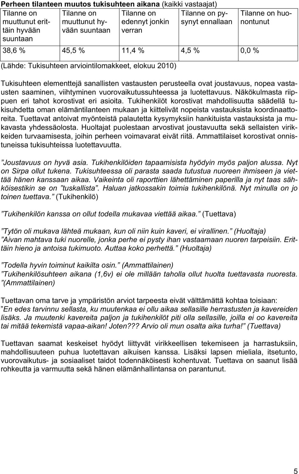 nopea vastausten saaminen, viihtyminen vuorovaikutussuhteessa ja luotettavuus. Näkökulmasta riippuen eri tahot korostivat eri asioita.