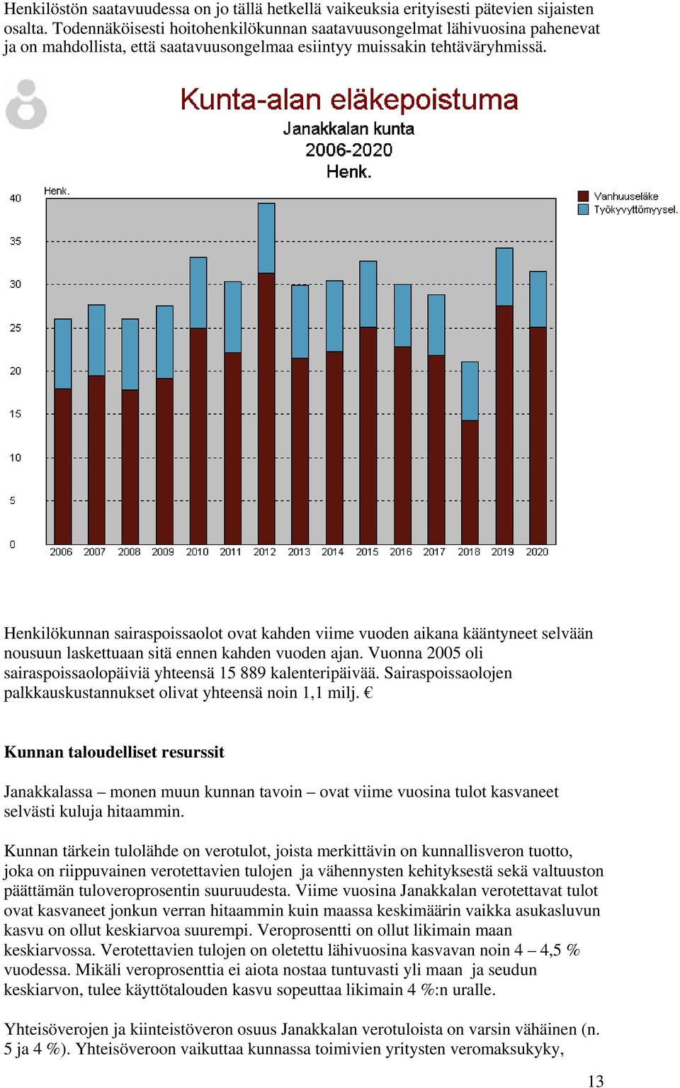 Henkilökunnan sairaspoissaolot ovat kahden viime vuoden aikana kääntyneet selvään nousuun laskettuaan sitä ennen kahden vuoden ajan.