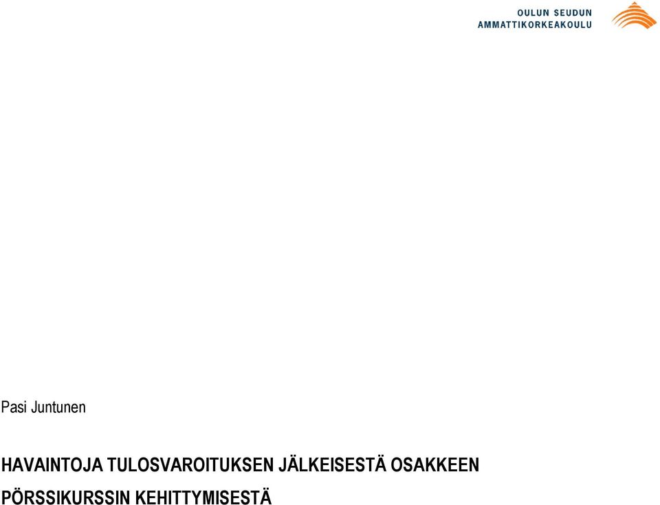 TULOSVAROITUKSEN