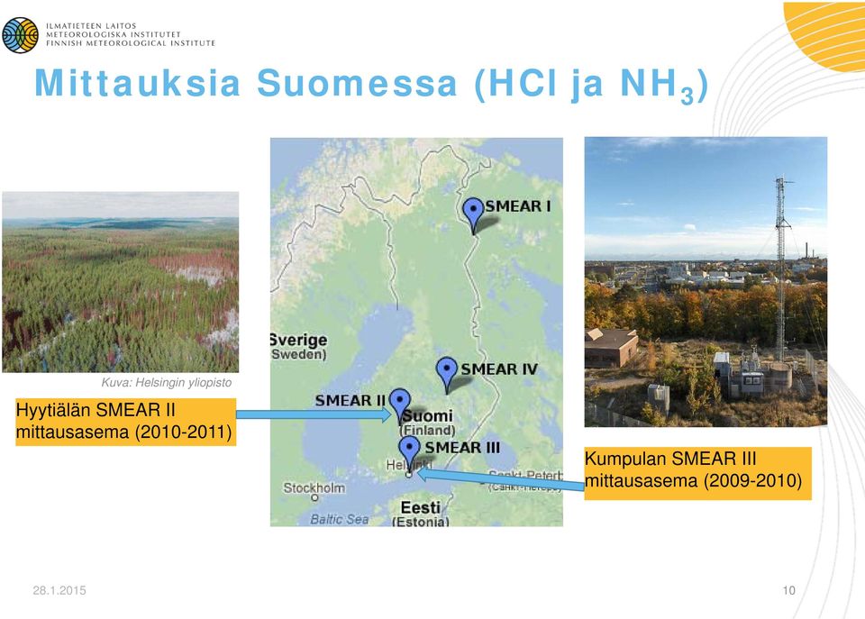 mittausasema (2010-2011) Kumpulan SMEAR