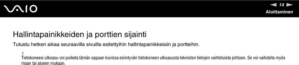 ! Tietokoneesi ulkoasu voi poiketa tämän oppaan kuvissa esiintyvän tietokoneen