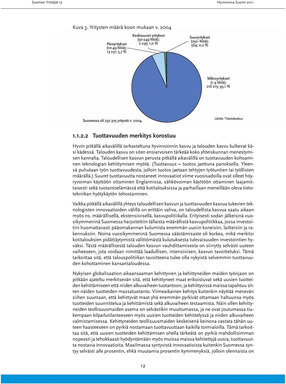 (Tuottavuus = tuotos jaettuna panoksella. Yleensä puhutaan työn tuottavuudesta, jolloin tuotos jaetaan tehtyjen työtuntien tai työllisten määrällä.