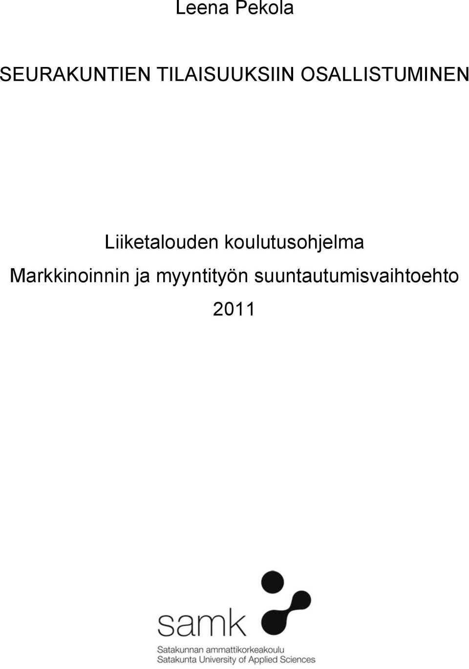 Liiketalouden koulutusohjelma