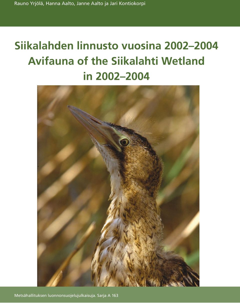 2004 Avifauna of the Siikalahti Wetland in 2002