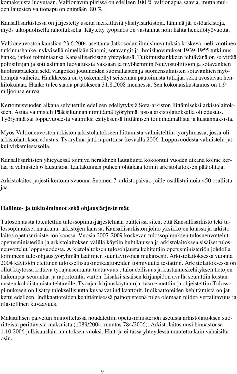 Valtioneuvoston kanslian 23.6.