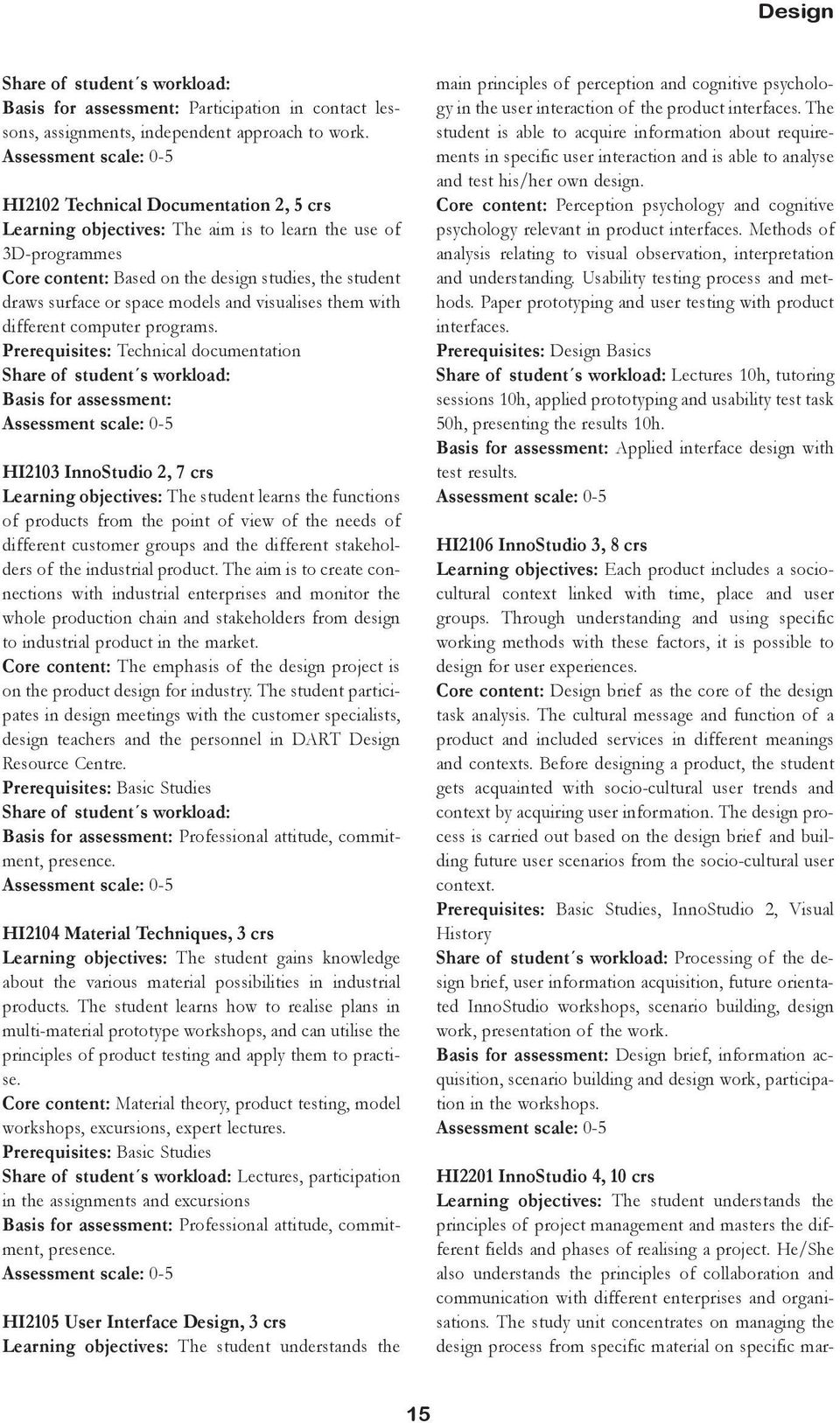 space models and visualises them with different computer programs.