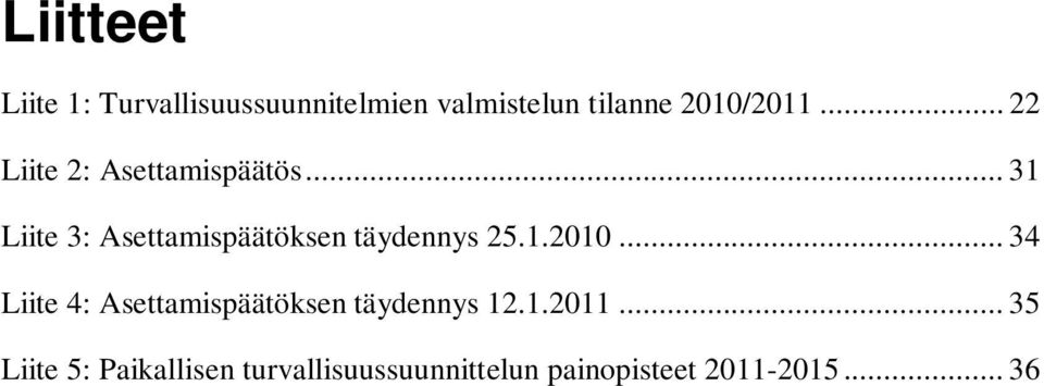 .. 31 Liite 3: Asettamispäätöksen täydennys 25.1.2010.