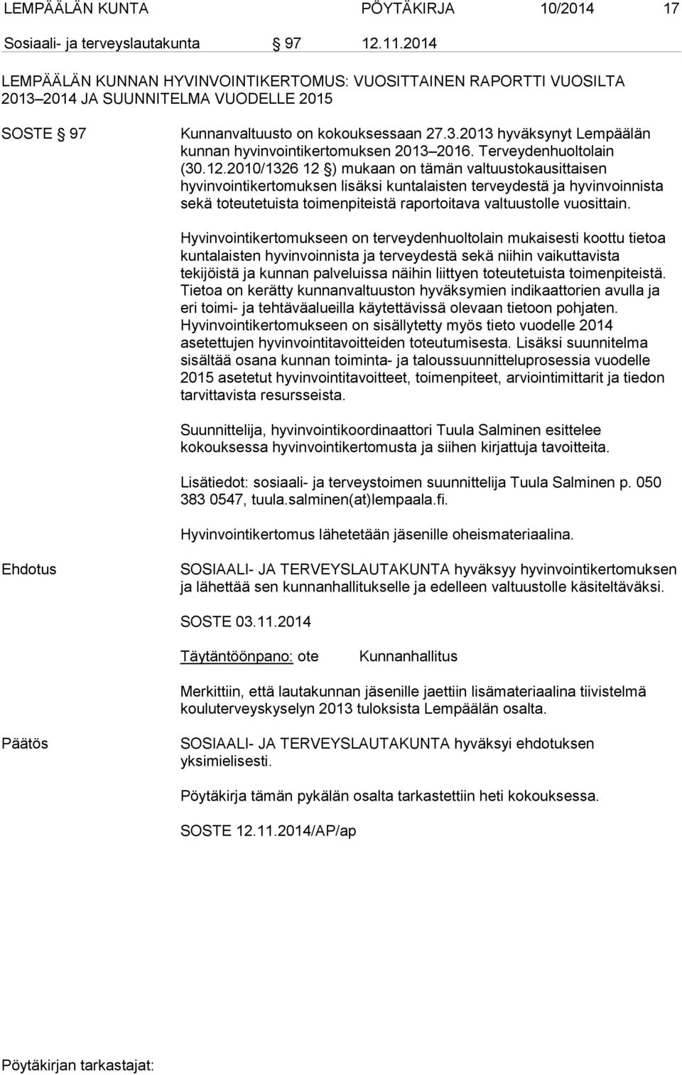 Terveydenhuoltolain (30.12.