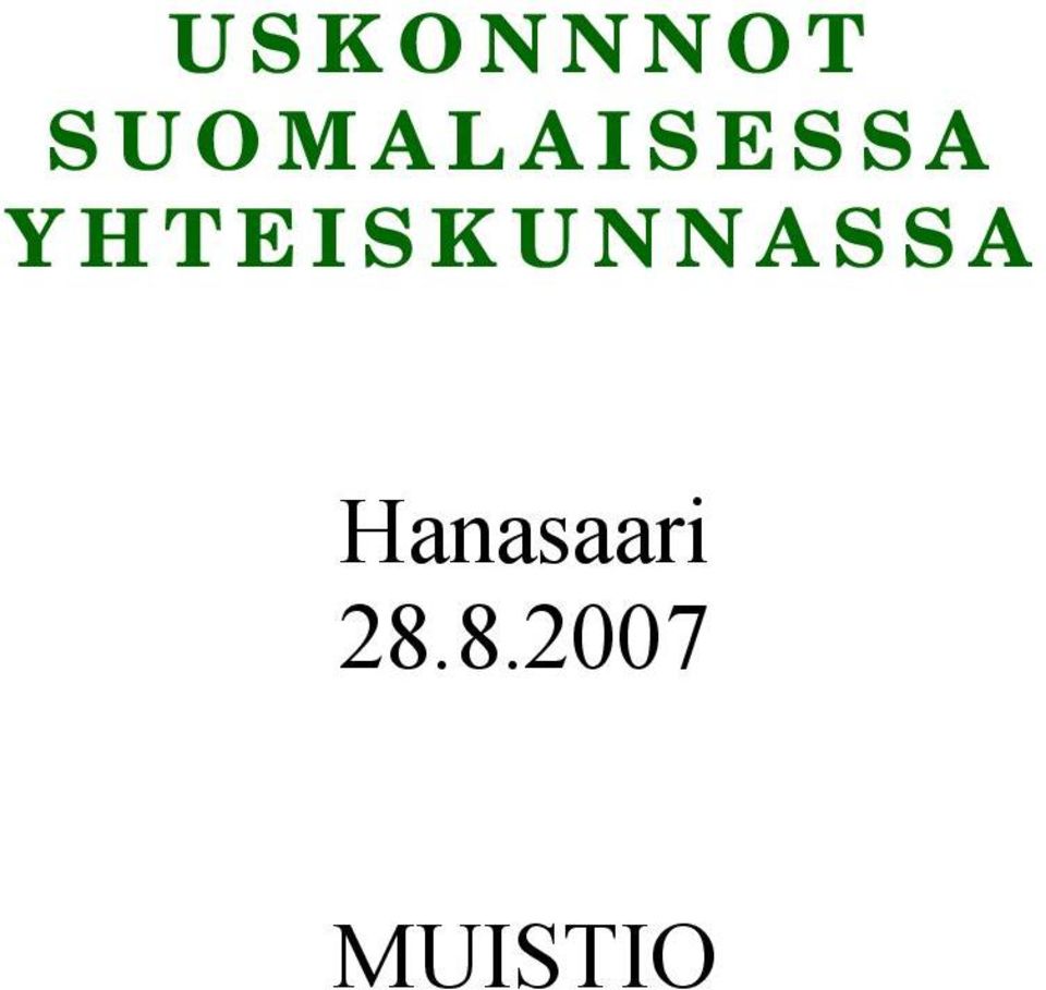 YHTEISKUNNASSA