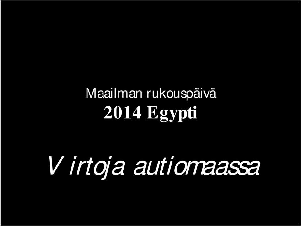 2014 Egypti