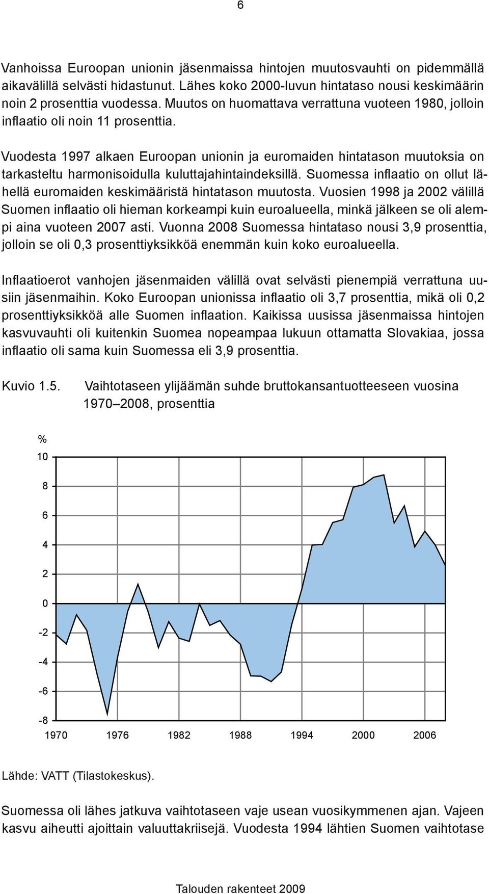 Vuodesta 1997 alkaen Euroopan unionin ja euromaiden hintatason muutoksia on tarkasteltu harmonisoidulla kuluttajahintaindeksillä.