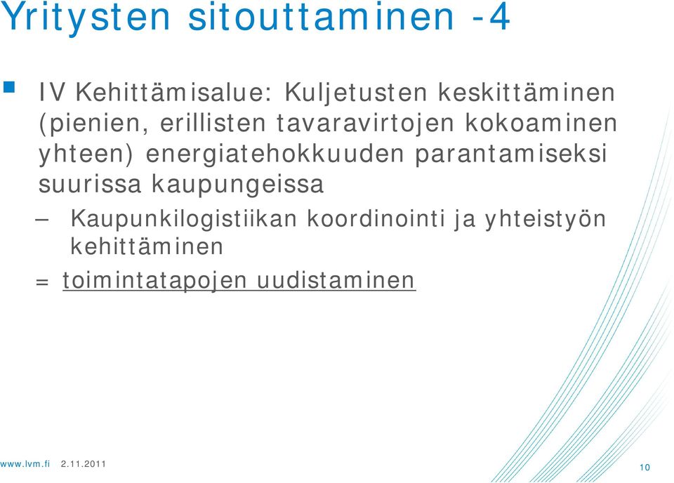 energiatehokkuuden parantamiseksi suurissa kaupungeissa