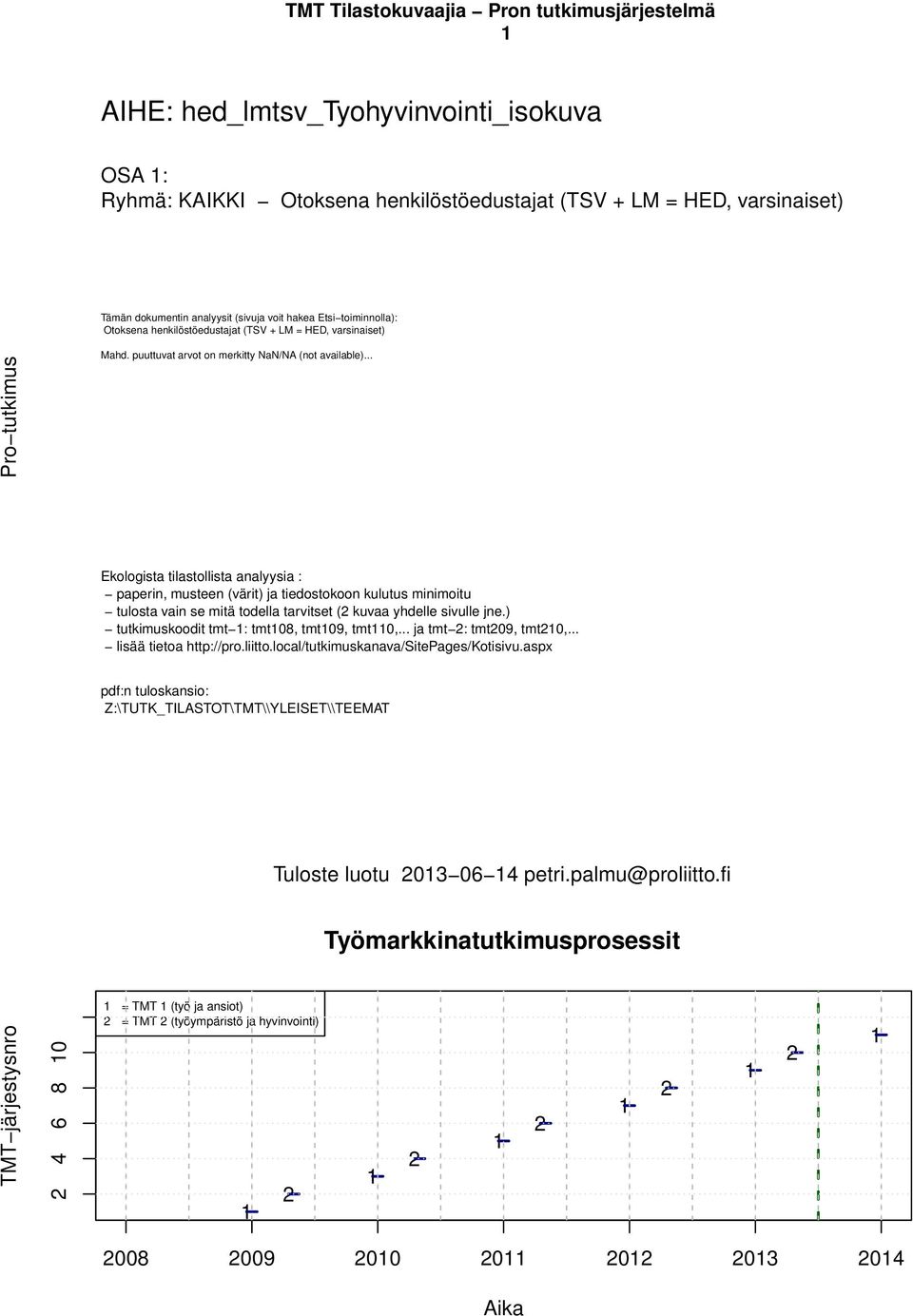 .. Ekologista tilastollista analyysia : paperin, musteen (värit) ja tiedostokoon kulutus minimoitu tulosta vain se mitä todella tarvitset ( kuvaa yhdelle sivulle jne.