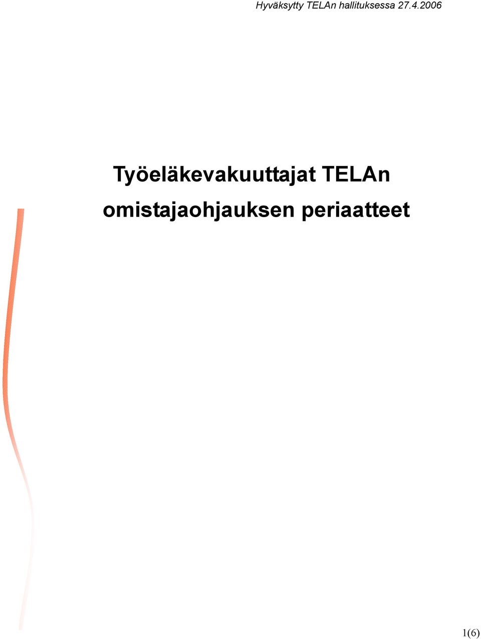 2006 Työeläkevakuuttajat