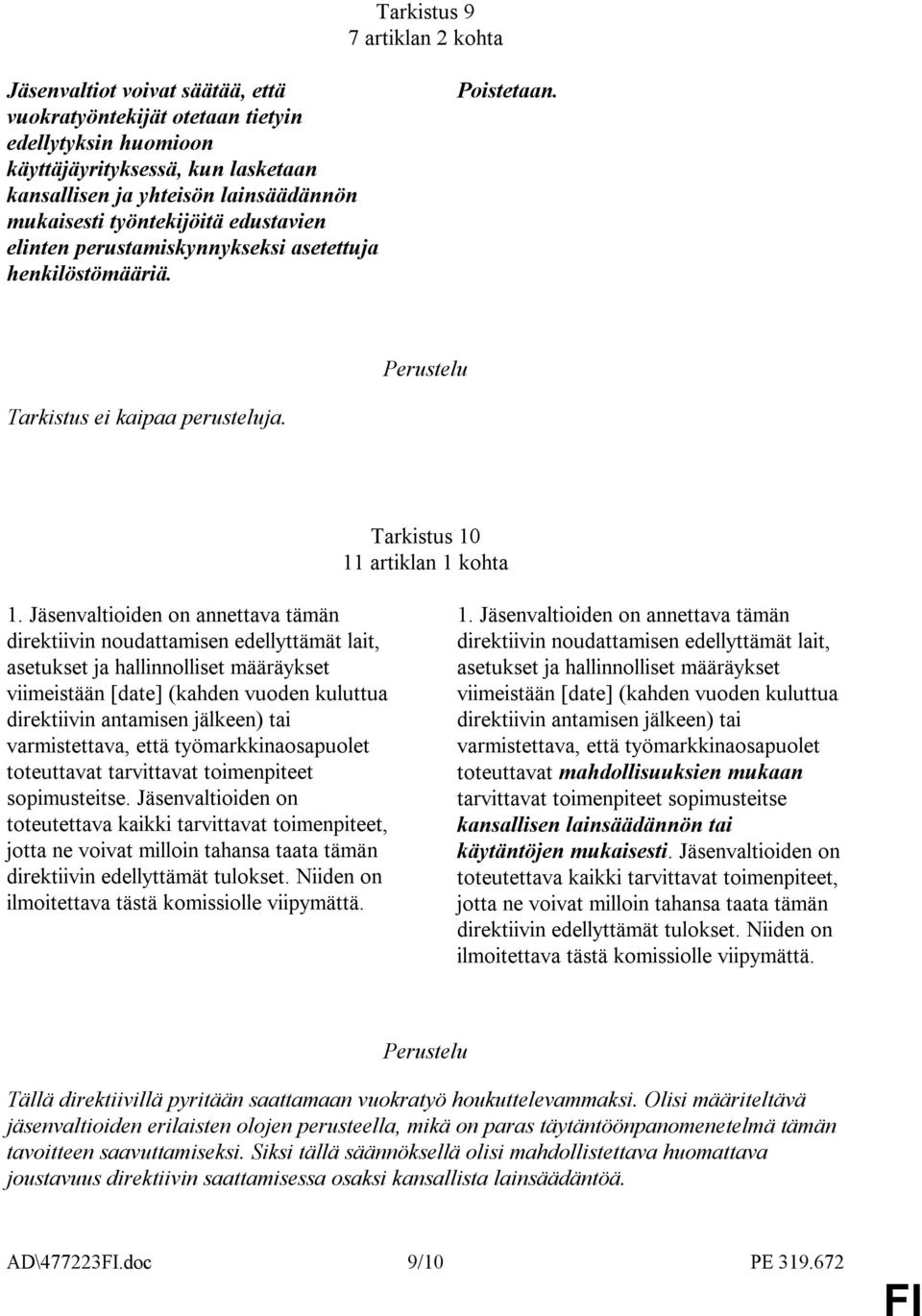 Jäsenvaltioiden on annettava tämän direktiivin noudattamisen edellyttämät lait, asetukset ja hallinnolliset määräykset viimeistään [date] (kahden vuoden kuluttua direktiivin antamisen jälkeen) tai