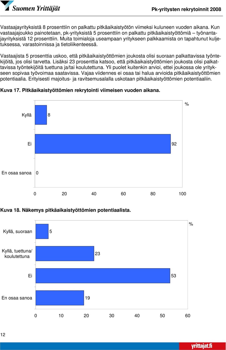 Muita toimialoja useampaan yritykseen palkkaamista on tapahtunut kuljetuksessa, varastoinnissa ja tietoliikenteessä.