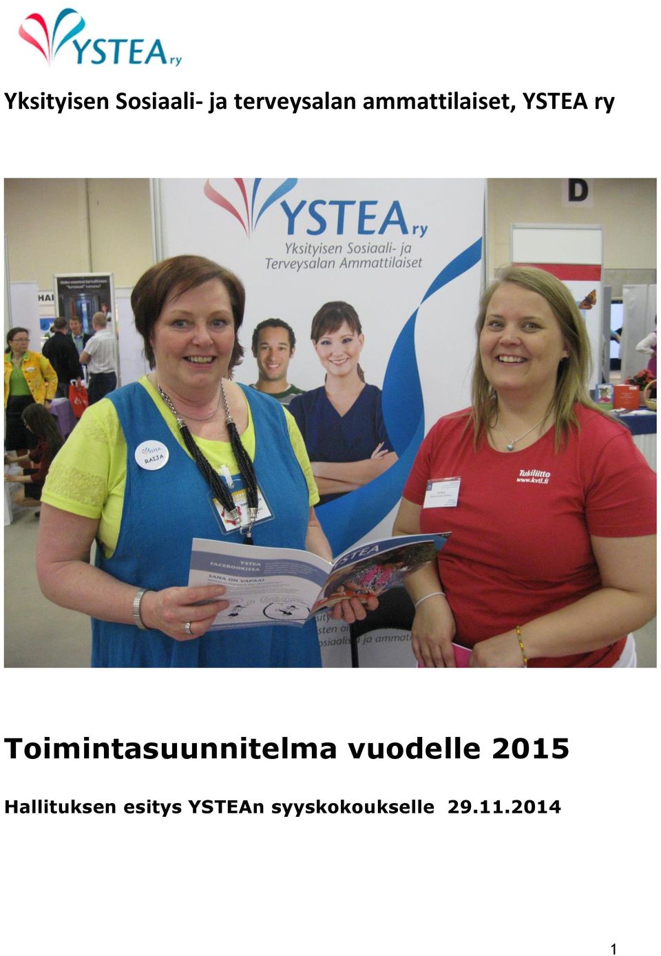 Toimintasuunnitelma vuodelle 2015