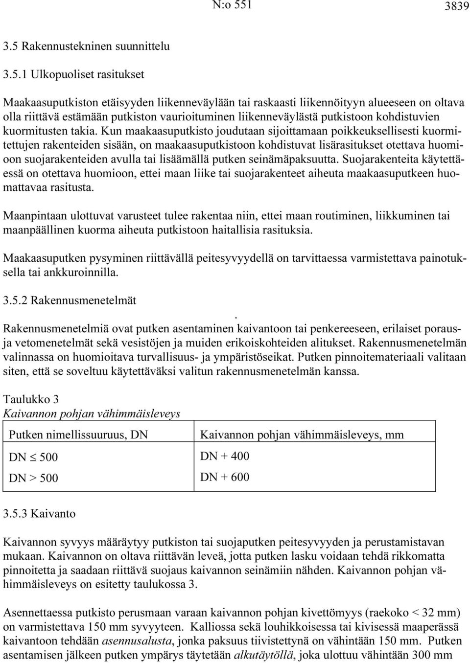 Rakennustekninen suunnittelu 3.5.