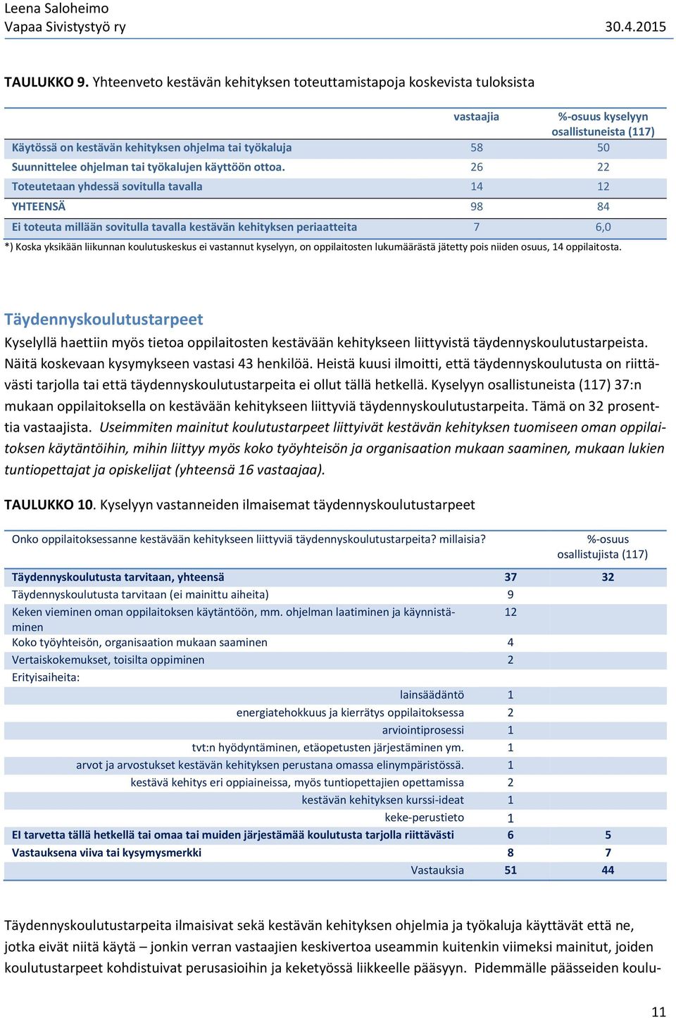 työkalujen käyttöön ottoa.