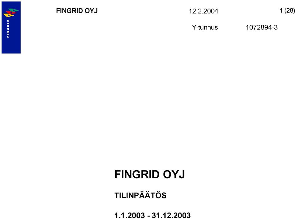 1072894-3 FINGRID OYJ