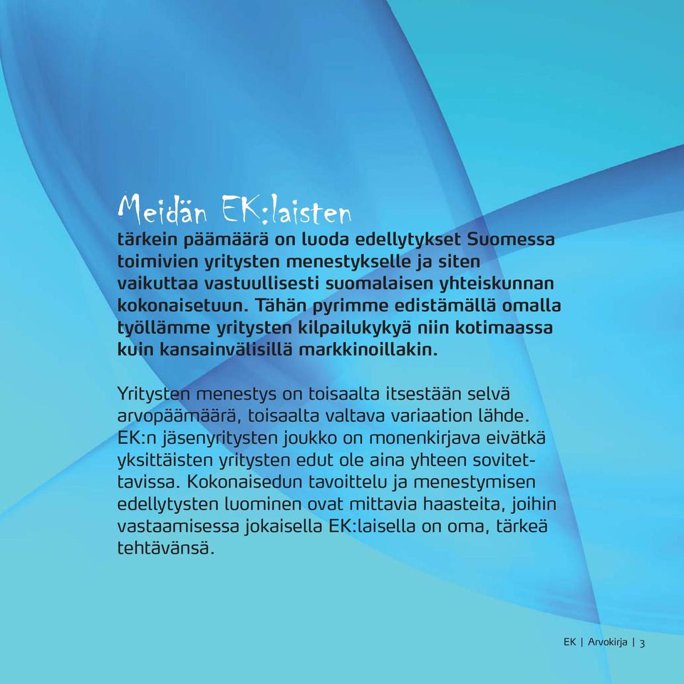 Yritysten menestys on toisaalta itsestään selvä arvopäämäärä, toisaalta valtava variaation lähde.