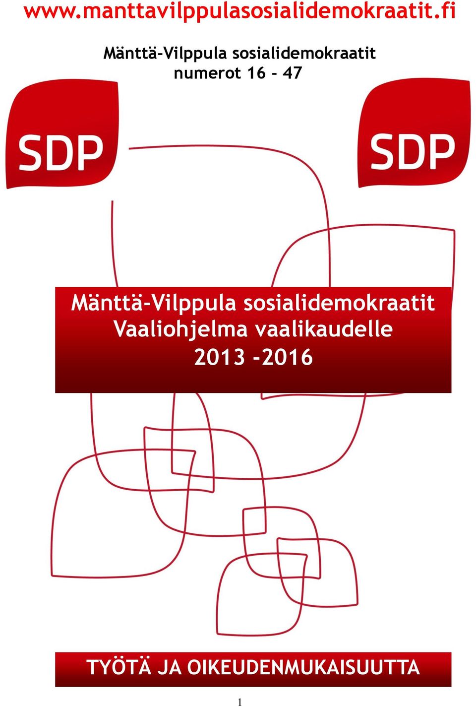 16-47 Mänttä-Vilppula sosialidemokraatit