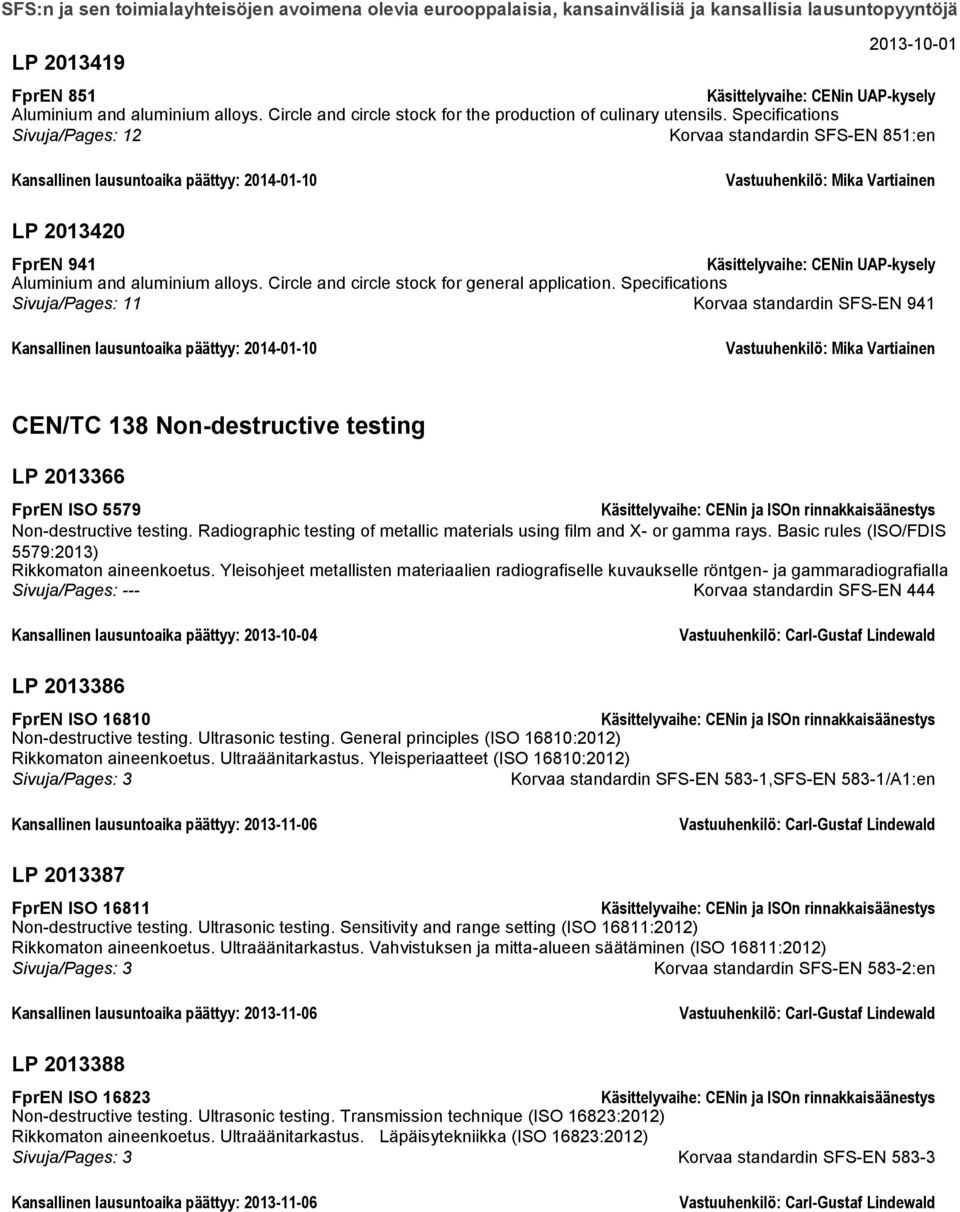 Circle and circle stock for general application.