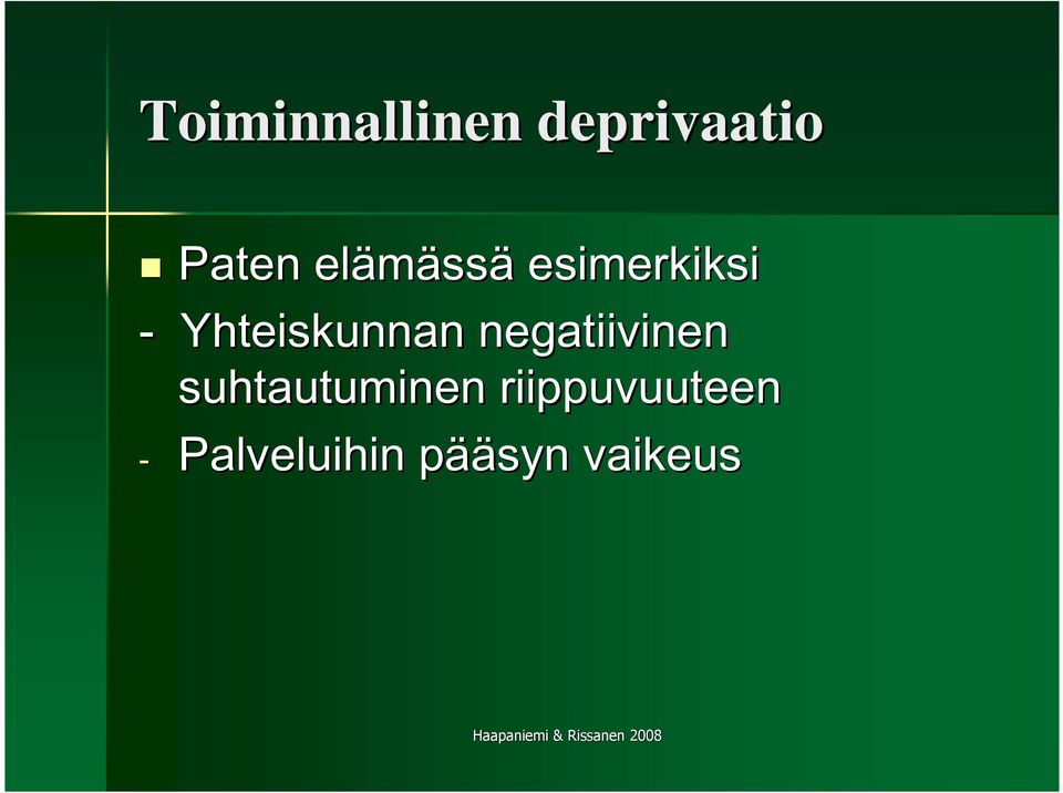 Yhteiskunnan negatiivinen