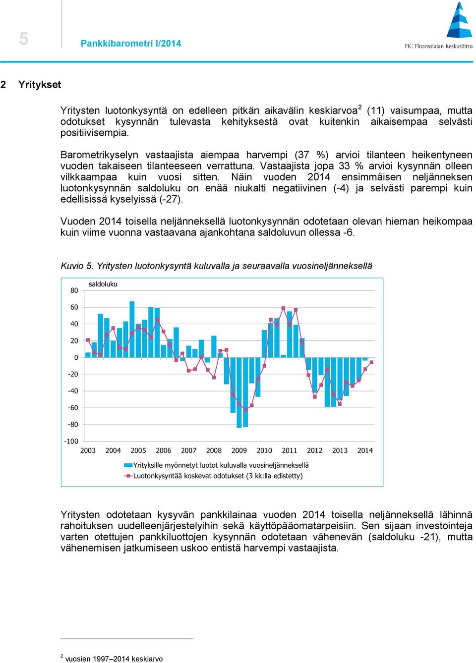 Vastaajista jopa 33 % arvioi kysynnän olleen vilkkaampaa kuin vuosi sitten.