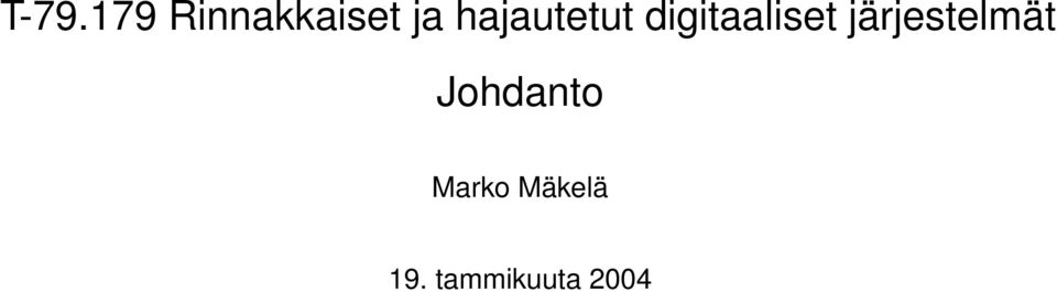 digitaaliset
