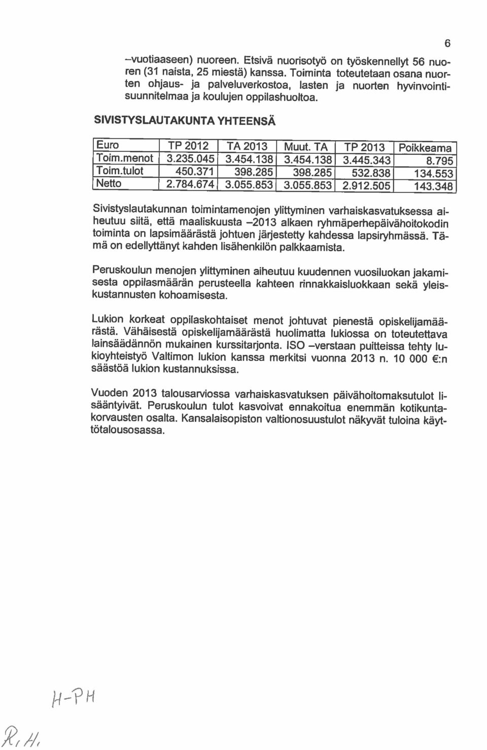 Peruskoulun tulot kasvoivat ennakoitua enemmän kotikunta korvausten osalta.