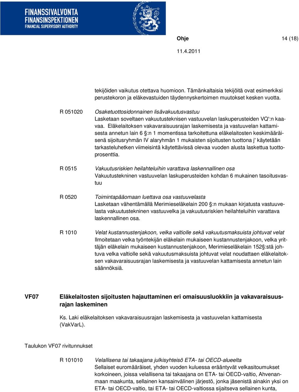 Eläkelaitoksen vakavaraisuusrajan laskemisesta ja vastuuvelan kattamisesta annetun lain 6 :n 1 momentissa tarkoitettuna eläkelaitosten keskimääräisenä sijoitusryhmän IV alaryhmän 1 mukaisten