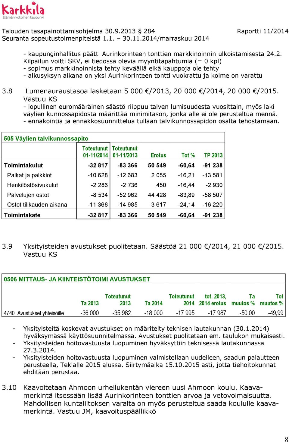 kolme on varattu 3.8 Lumenauraustasoa lasketaan 5 000 /2013, 20 000 /2014, 20 000 /2015.