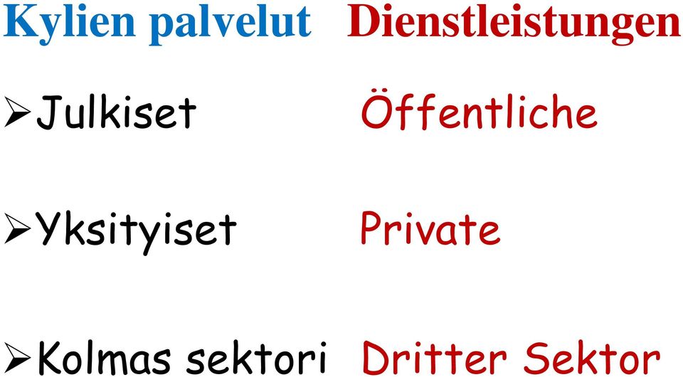 Öffentliche Yksityiset