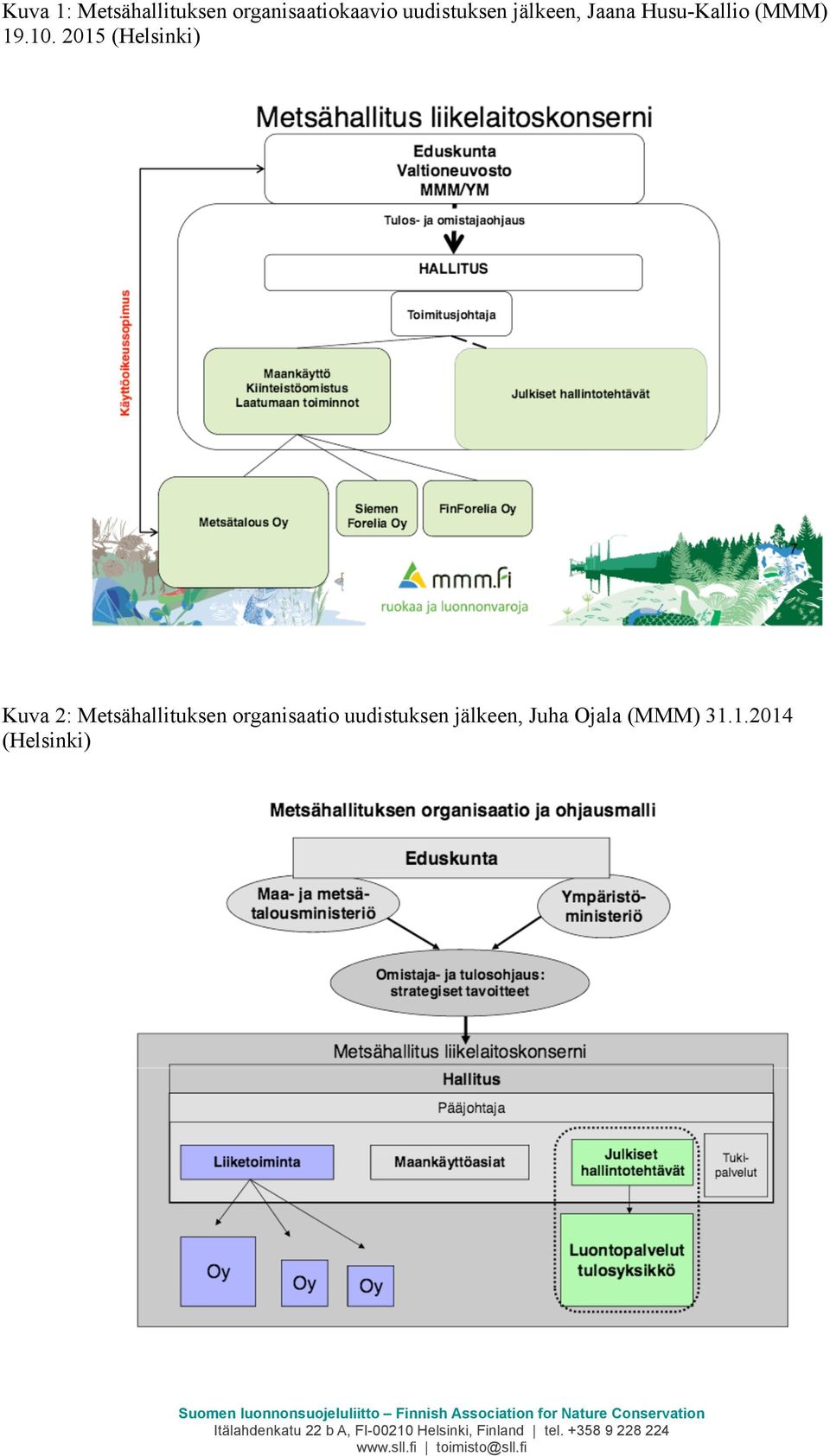 2015 (Helsinki) Kuva 2: Metsähallituksen