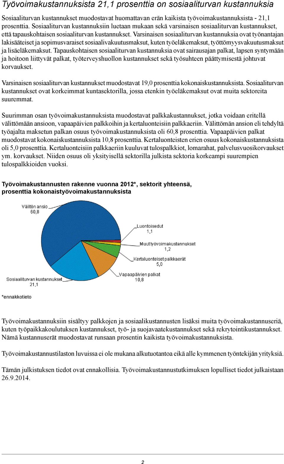 Varsinaisen sosiaaliturvan kustannuksia ovat työnantajan lakisääteiset ja sopimusvaraiset sosiaalivakuutusmaksut, kuten työeläkemaksut, työttömyysvakuutusmaksut ja lisäeläkemaksut.