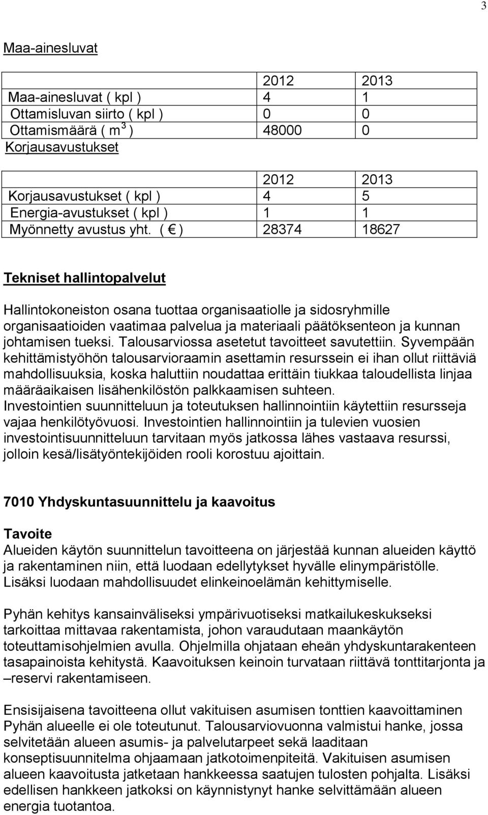 ( ) 28374 18627 Tekniset hallintopalvelut Hallintokoneiston osana tuottaa organisaatiolle ja sidosryhmille organisaatioiden vaatimaa palvelua ja materiaali päätöksenteon ja kunnan johtamisen tueksi.