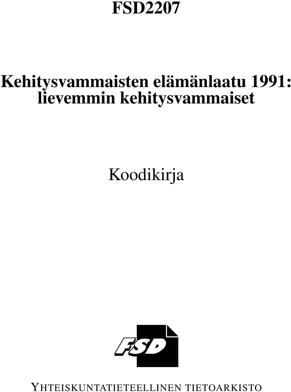 kehitysvammaiset Koodikirja