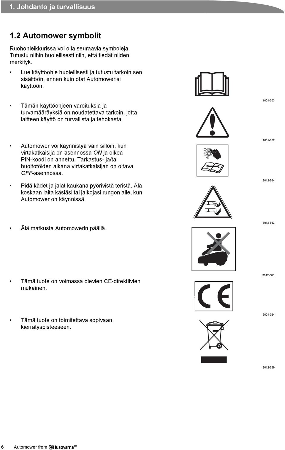 Tämän käyttöohjeen varoituksia ja turvamääräyksiä on noudatettava tarkoin, jotta laitteen käyttö on turvallista ja tehokasta.