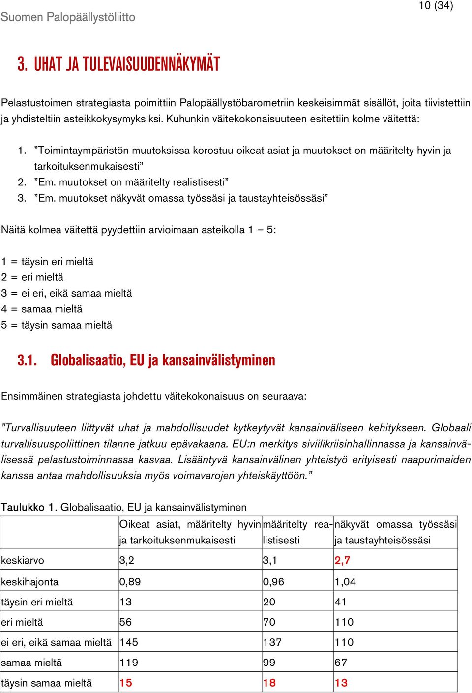 muutokset on määritelty realistisesti 3. Em.