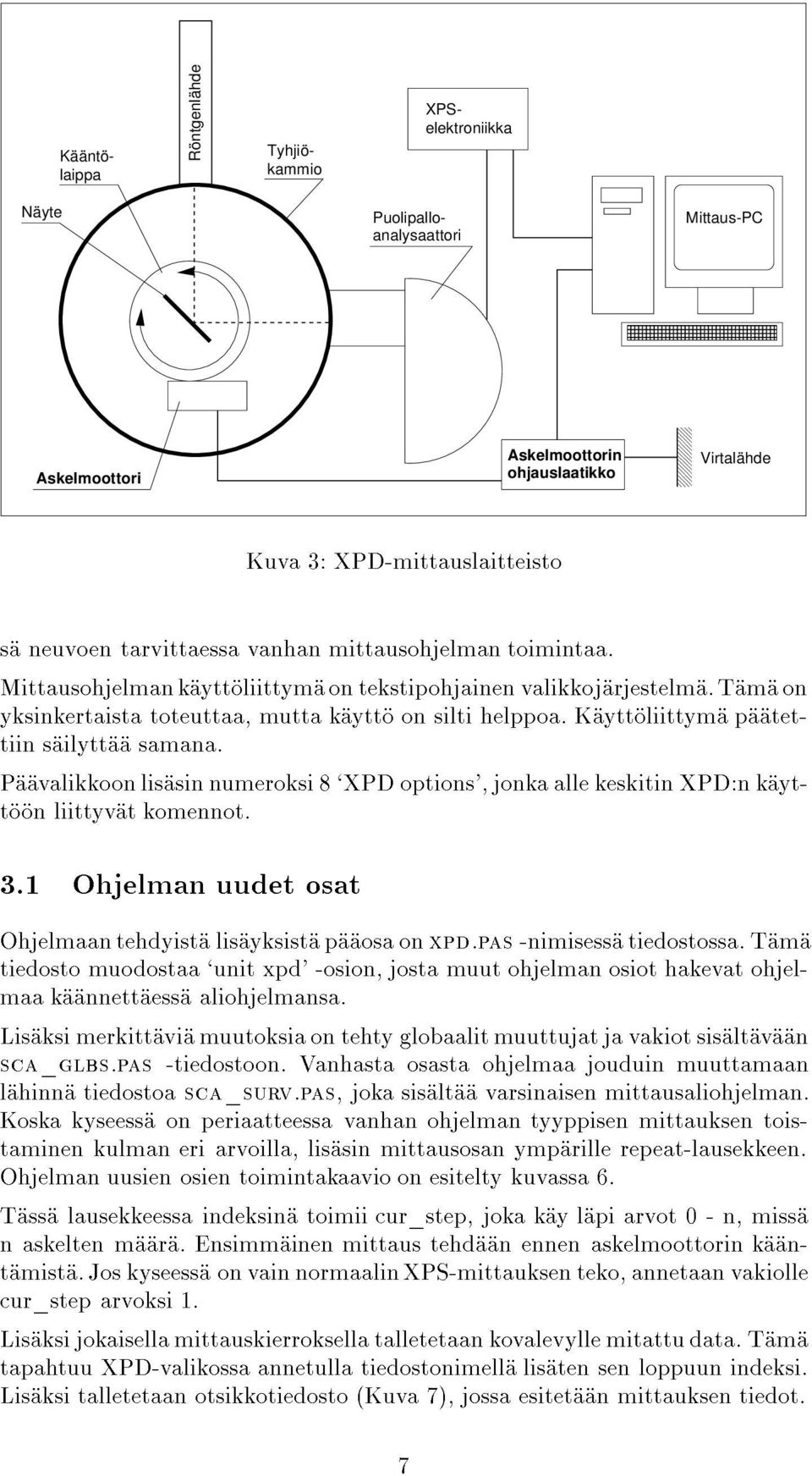 t m on yksinkertaistatoteuttaa,muttak ytt onsiltihelppoa.k ytt liittym p tettiins ilytt samana. P valikkoonlis sinnumeroksi8`xpdoptions',jonkaallekeskitinxpd:nk ytt nliittyv tkomennot. 3.