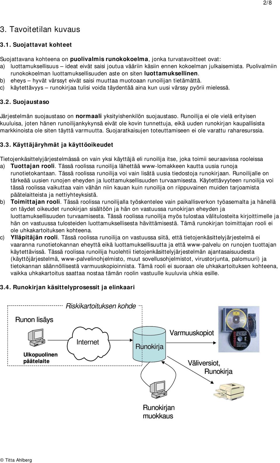 Puolivalmiin runokokoelman luottamuksellisuuden aste on siten luottamuksellinen. b) eheys hyvät värssyt eivät saisi muuttaa muotoaan runoilijan tietämättä.