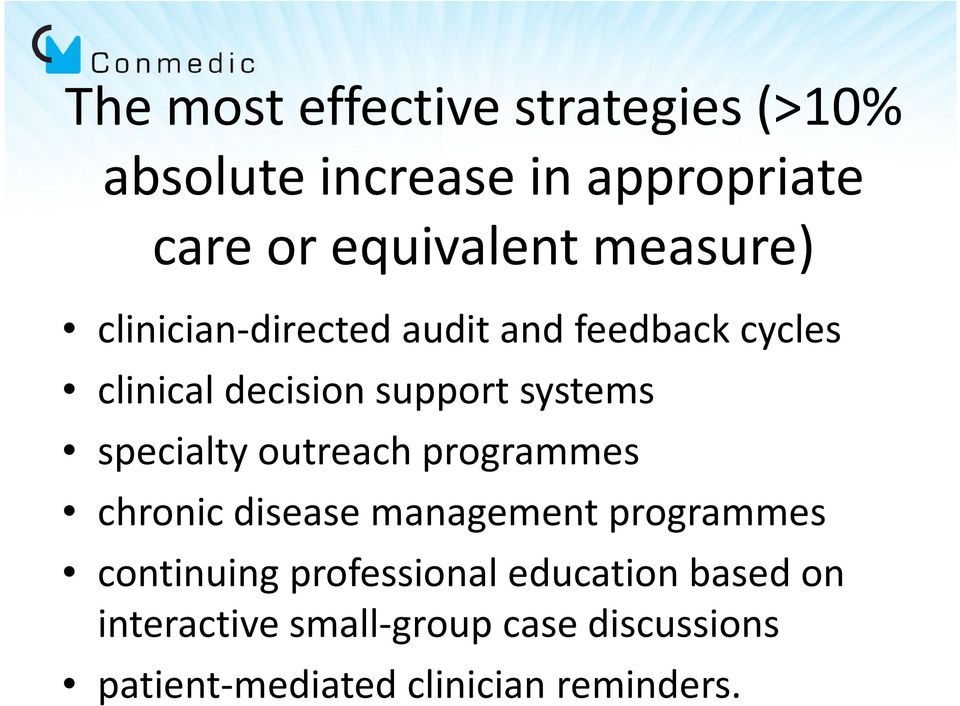 specialty outreach programmes chronic disease management programmes continuing