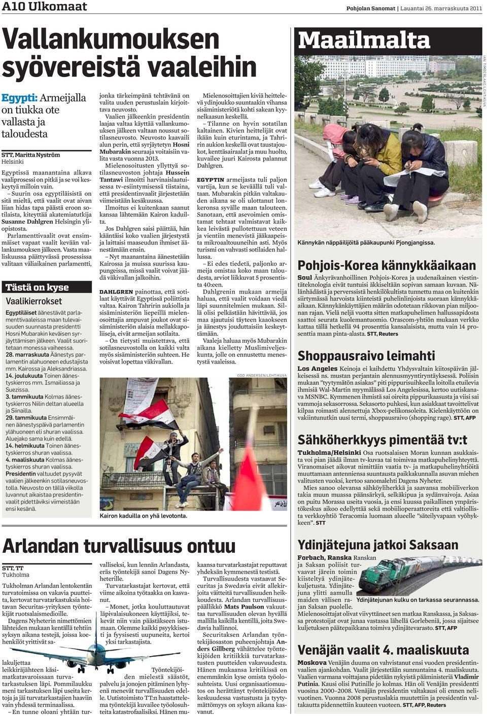 voi keskeytyä milloin vain.