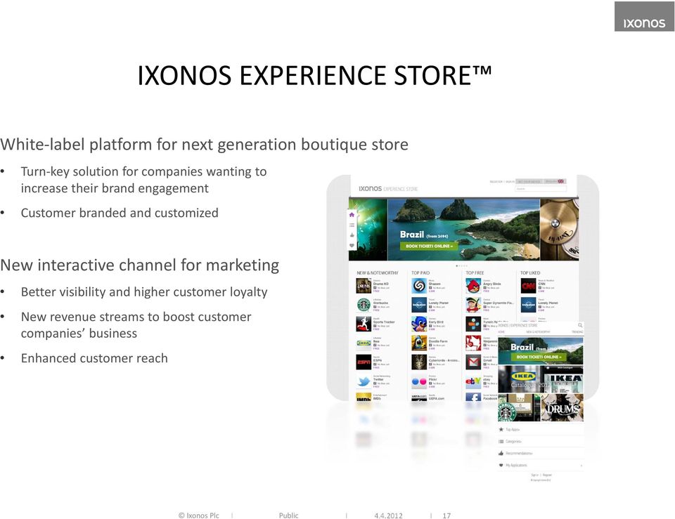 customized New interactive channel for marketing Better visibility and higher customer loyalty