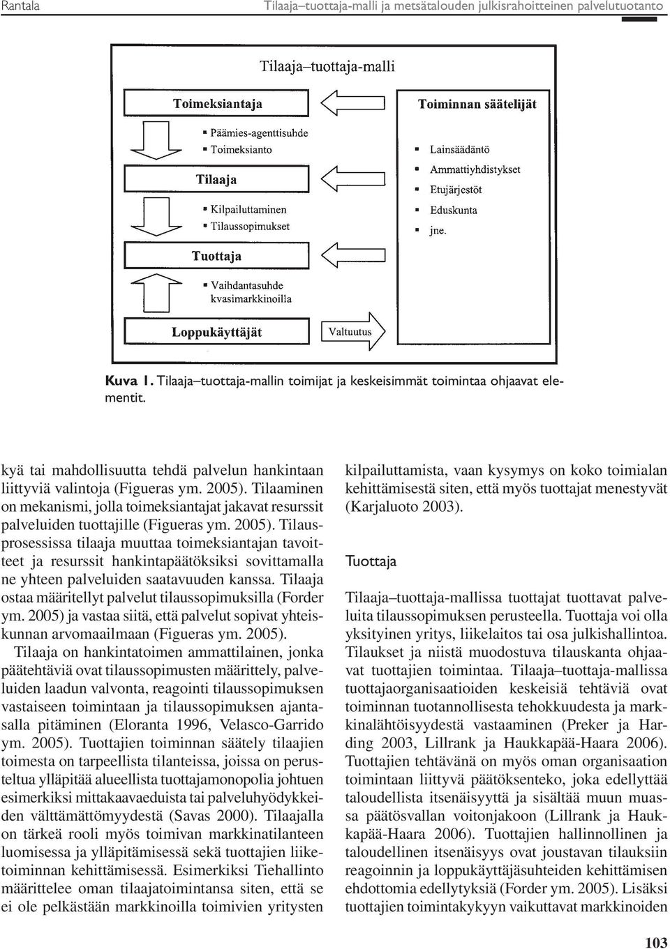 Tilaaminen on mekanismi, jolla toimeksiantajat jakavat resurssit palveluiden tuottajille (Figueras ym. 2005).