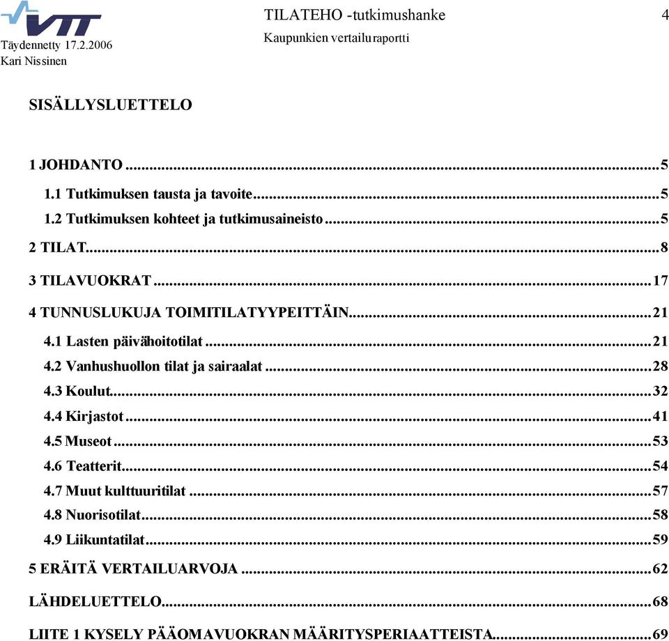 ..28 4.3 Koulut...32 4.4 Kirjastot...41 4.5 Museot...53 4.6 Teatterit...54 4.7 Muut kulttuuritilat...57 4.8 Nuorisotilat...58 4.